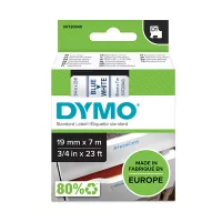 DYMO RHINO Taśma D1 45804 19mm x 7m - biała/niebieski nadruk S0720840 - Dodatki do drukarek i skanerów - miniaturka - grafika 2