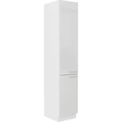 Szafki kuchenne - Szafka Dolna Wysoka Słupek 40 DK-210 2F Lara Biały Połysk Stolarz Lempert Biały - miniaturka - grafika 1