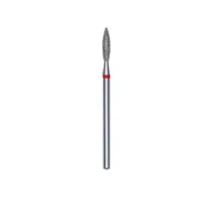 Frezarki do paznokci - Staleks Frez Diamentowy Płomyk Czerwony 2,3/8mm - miniaturka - grafika 1