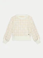 Swetry dla chłopców - Guess Sweter J4BR04 Z3K10 Beżowy Relaxed Fit - miniaturka - grafika 1
