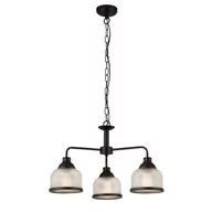 Lampy sufitowe - Highworth lampa wisząca 3xE27 czarna 1683-3BK - miniaturka - grafika 1