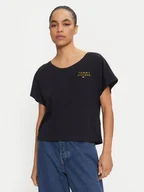 Koszulki i topy damskie - Tommy Hilfiger T-Shirt UW0UW05570 Granatowy Relaxed Fit - miniaturka - grafika 1