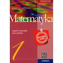 Matematyka. Ćwiczenia dla gimnazjum. Klasa 1 - Podręczniki dla gimnazjum - miniaturka - grafika 1