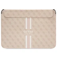 Plecaki - Guess Sleeve GUCS14P4RPSP 14" różowy/ pink 4G Printed Stripes - miniaturka - grafika 1