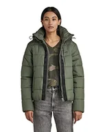 Kurtki damskie - G-STAR RAW Damska kurtka z kapturem Meefic, Green (lt hunter B958-8165), XL - miniaturka - grafika 1