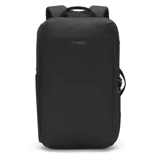 Torby podróżne - Plecak antykradzieżowy Pacsafe Metrosafe X 16" Commuter Backpack 18L czarny - grafika 1