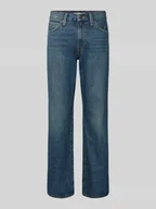 Spodnie damskie - Jeansy o kroju baggy fit z 5 kieszeniami - miniaturka - grafika 1