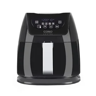 CASO | AF 255 frytkownica na gorące powietrze, 3 l, w zestawie ruszt do grillowania, 1 kg, 60-200°C, moc 1400 W, bez tłuszczu, wnętrze ze stali nierdzewnej, czarna - Frytkownice - miniaturka - grafika 1