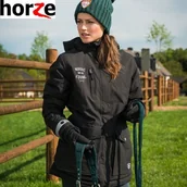 Kurtki jeździeckie - HORZE Kurtka zimowa typu parka THORA damska - miniaturka - grafika 1