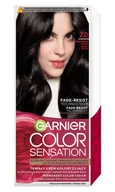 Farby do włosów i szampony koloryzujące - Garnier Color Sensation Krem koloryzujący 2.0 Hebanowa Czerń - miniaturka - grafika 1