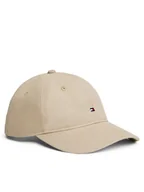 Czapki damskie - Tommy Hilfiger Czapka z daszkiem Th Flag Soft 6 Panel AW0AW17781 Brązowy - miniaturka - grafika 1