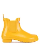 Kalosze damskie - Hunter Kalosze WFS2078RGL Żółty - miniaturka - grafika 1