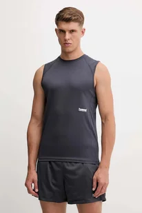 Hummel t-shirt treningowy kolor szary 229886. - Koszulki męskie - miniaturka - grafika 1