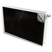 Dekoracje domu - magnes mata magnetyczna kaloryfer dekor czarne linie - miniaturka - grafika 1