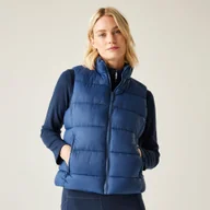 Kurtki i kamizelki sportowe damskie - Regatta Damska kamizelka dwustronna Yewbank Granatowy, Cotton, Rozmiar: 46 - miniaturka - grafika 1