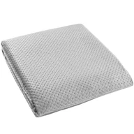 Narzuty - Narzuta na łóżko, pikowana, nowoczesna, velvet premium 220x240cm Grey 01 - miniaturka - grafika 1