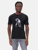Koszulki męskie - HUGO T-Shirt Didug 50548557 Czarny Regular Fit - miniaturka - grafika 1