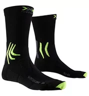 Skarpetki damskie - X-Socks Zimowe skarpety rowerowe 4.0 dla mężczyzn i kobiet, skarpety rowerowe MTB, skarpety funkcyjne czarny black/Grey/phyton yellow 35-38 - miniaturka - grafika 1