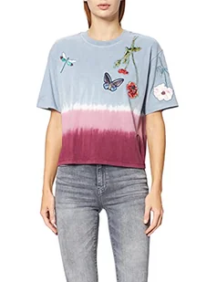 Desigual T-shirt damski Ts_tojo, czerwony, L - Koszulki i topy damskie - miniaturka - grafika 1