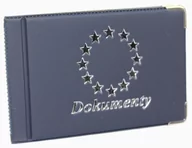 Etui na dokumenty i karty - Eleganckie Etui Na Karty Dokumenty Dowód Osobisty Polska Galanteria (PL) Małe Poziome "Dokumenty" WZÓR I - miniaturka - grafika 1