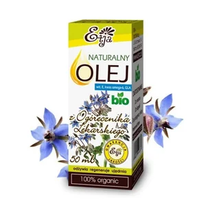 Etja Naturalny olej z ogórecznika lekarskiego BIO 50 ml - Olejki do ciała i włosów - miniaturka - grafika 2