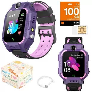 ZeeTech Q19 Fioletowy - Smartwatch - miniaturka - grafika 3