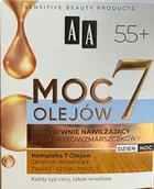 Kremy do twarzy - AA MOC 7 OLEJÓW Krem 55+ nawilżający 50ml - miniaturka - grafika 1