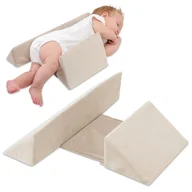 Kołdry i poduszki dla dzieci - Poduszka klinowa dla niemowląt Poduszka do pozycjonowania Boczna poduszka do spania dla dzieci - Poduszka dla dziecka zapewniająca spokojny sen Podu.. - miniaturka - grafika 1