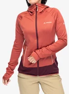 Bluzy sportowe damskie - Bluza polarowa damska Vaude Tekoa Fleece Jacket II - brick - miniaturka - grafika 1
