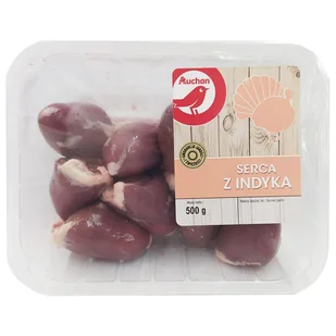 Auchan - Serca z indyka - Pasztet i przetwory mięsne - miniaturka - grafika 1