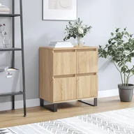 Komody - vidaXL Komoda, dąb sonoma, 60x35x70 cm, materiał drewnopochodny - miniaturka - grafika 1