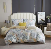 Pościel - Pościel w Kwiaty Satyna Bawełniana 220x200 XDF 021 - miniaturka - grafika 1