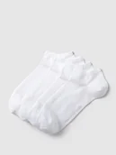 Skarpetki damskie - Krótkie skarpety z prążkowanymi ściągaczami w zestawie 4 szt. - miniaturka - grafika 1