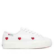 Trampki damskie - Tenisówki Superga S8137HW 3740 Biały - miniaturka - grafika 1