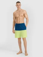 Kąpielówki męskie - 4F Spodenki plażowe męskie - zielone L - miniaturka - grafika 1