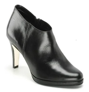 Buffalo 7134-318 Damskie sztyblety gładka skóra czarne, czarny - czarny - 41 EU - Botki damskie - miniaturka - grafika 1