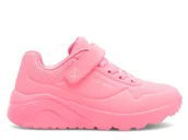 Buty dla dziewczynek - Buty dziecięce Skechers 310451LNPNK UNO LITE Różowe - miniaturka - grafika 1