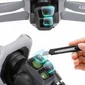 Akcesoria do drona - Szkło Hartowane na Obiektywy do Drona DJI Air 3 - miniaturka - grafika 1