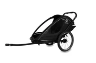 Wózki dziecięce - Hamax - Przyczepka rowerowa BREEZE ONE - Black - miniaturka - grafika 1