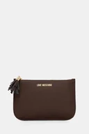 Portfele - Love Moschino portfel damski kolor brązowy JC5314PP0NKD0313 - miniaturka - grafika 1