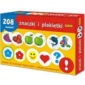 Gry planszowe - Adamigo Zest. Eduk. Znaczki i Plakietki G-6199 - miniaturka - grafika 1