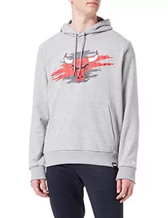 New Era Męska bluza z kapturem Chicago Bulls, Lgh, XL - Bluzy męskie - miniaturka - grafika 1