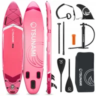 Plecaki - Deska Sup Dmuchana Do Pływania Pompowana Akcesoria Plecak Tsunami 350cm T10 - miniaturka - grafika 1