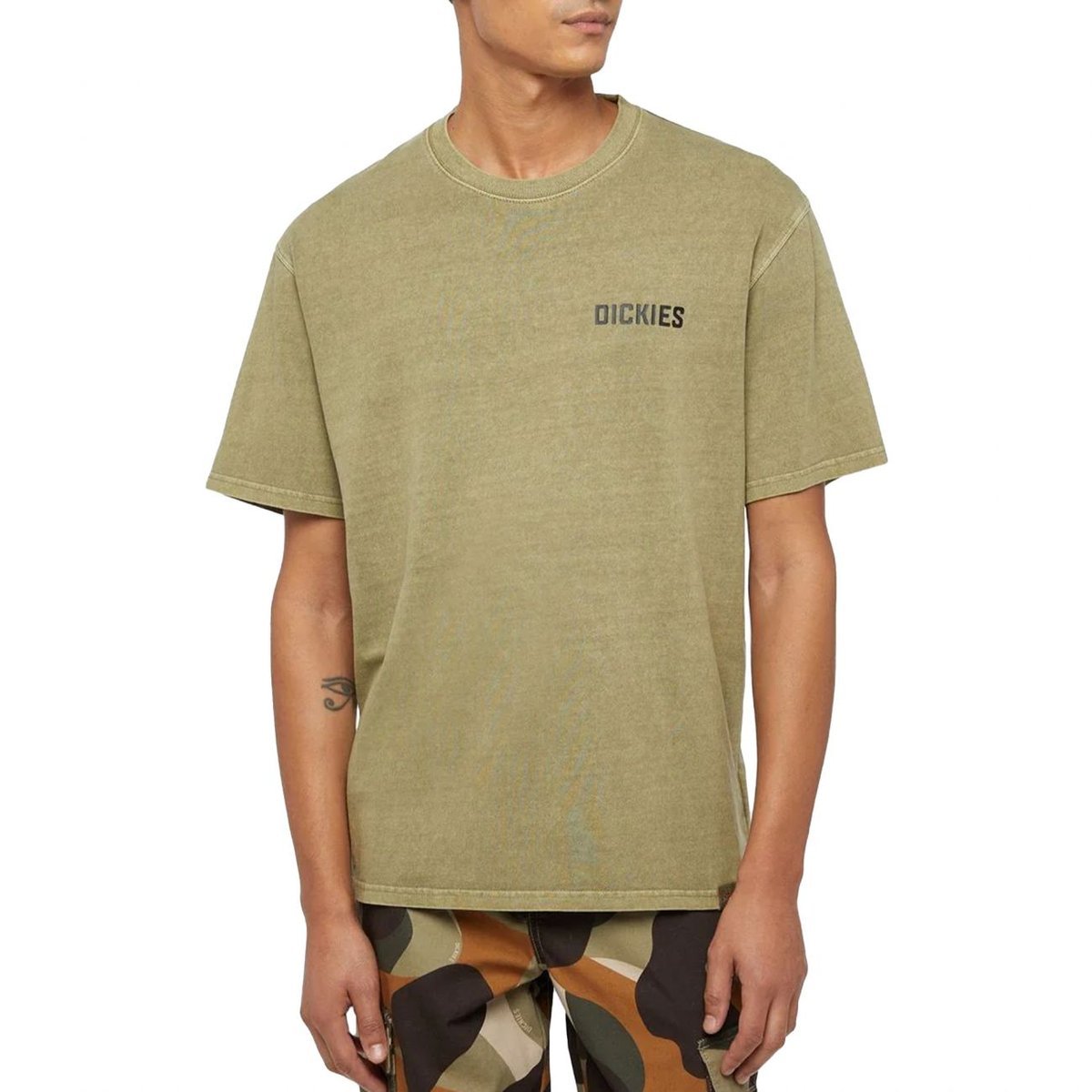 t-shirt uomo dickies high flying - dk0a863a 0ip imperial green