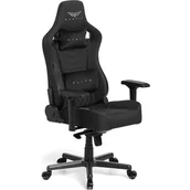 Fotele gamingowe - Fotel GAMVIS Elite 2.0 Pro XL Czarny (białe elementy) - miniaturka - grafika 1