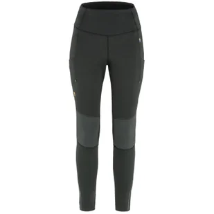 Damskie legginsy Fjällräven Abisko Värm Rozmiar: M / Kolor: czarny - Spodnie sportowe damskie - miniaturka - grafika 1
