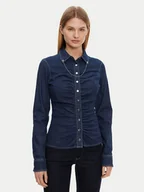 Koszule damskie - Guess Koszula W5RH69 D5HJ1 Granatowy Regular Fit - miniaturka - grafika 1