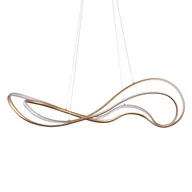 Lampy sufitowe - Zwieszana lampa zakręcona TWIST AZ5734 Azzardo LED 60W 3000K złoty - miniaturka - grafika 1