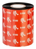 Taśmy do drukarek barwiące - Taśma termotransferowa Zebra Premium 110mm x 450m 1" żywiczna (05100BK11045) black - miniaturka - grafika 1