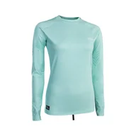 Pianki do pływania - Koszulka surfingowa damska ION Lycra LS crystal blue - miniaturka - grafika 1